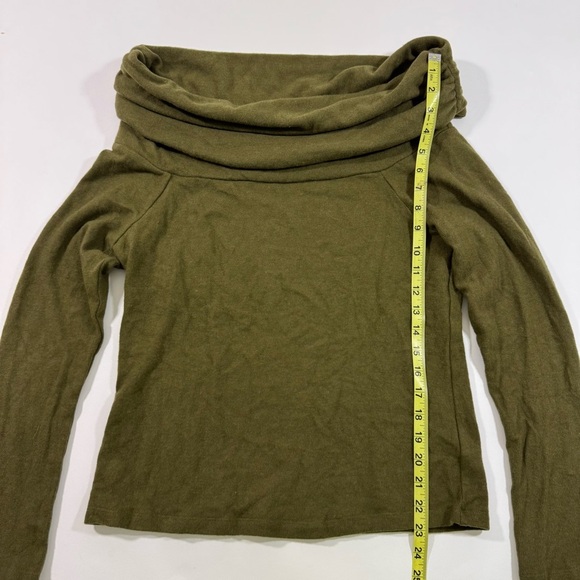 Reformation Azure Knit Top Off Shoulder Long Sleeve - Picture 7 of 8